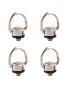 D-Ring de Carabiner Danger Buddies - Montaje 1/4-20 (Paquete de 4)