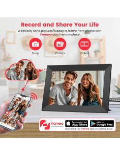 Marco Digital Frameo 10.1" WiFi 32GB Pantalla Táctil HD 2