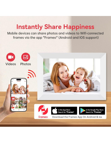 Marco Digital WiFi ZoYue 10.1" 32GB Pantalla Táctil HD