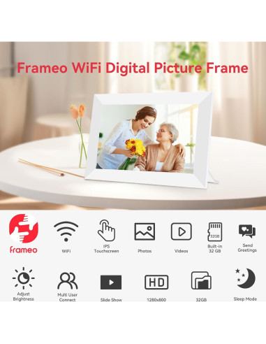 Marco Digital WiFi ZoYue 10.1" 32GB Pantalla Táctil HD