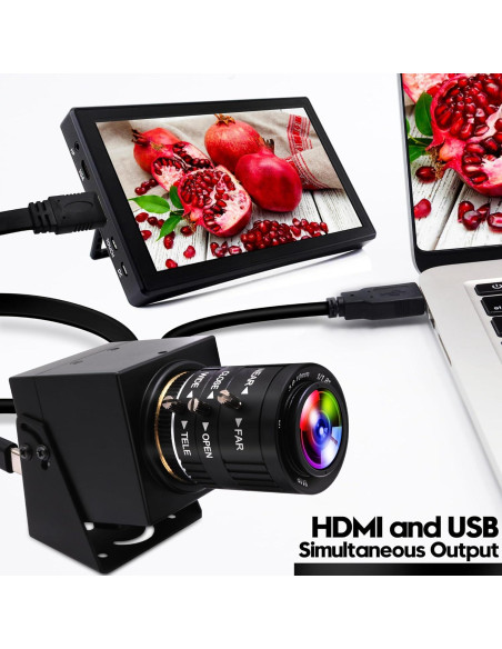 Cámara USB HDMI 4K ELP con Zoom Manual 3.6-10mm Cámara USB HDMI 4K ELP con Zoom Manual 3.6-10mm
