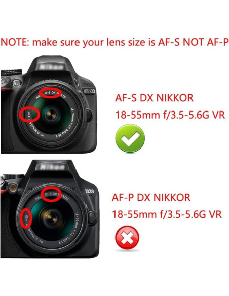 Tapa de lente 52mm para Nikon AF-S DX 18-55mm y 50mm Tapa de lente 52mm para Nikon AF-S DX 18-55mm y 50mm