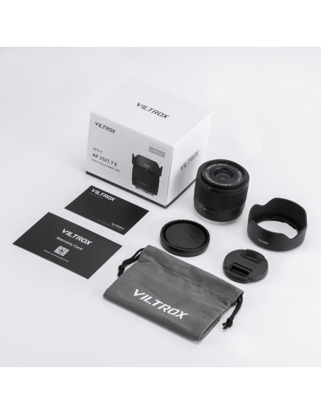 Lente Prime Viltrox 25mm F1.7 E-Mount para Cámaras Sony Lente Prime Viltrox 25mm F1.7 E-Mount para Cámaras Sony