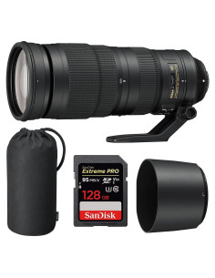 Lente Zoom Nikon 200-500mm f/5.6E ED VR AF-S para DSLR