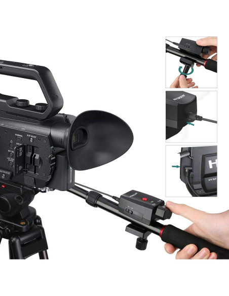 Controlador Remoto de Zoom AODELAN ZC-1 para Camcorders Controlador Remoto de Zoom AODELAN ZC-1 para Camcorders