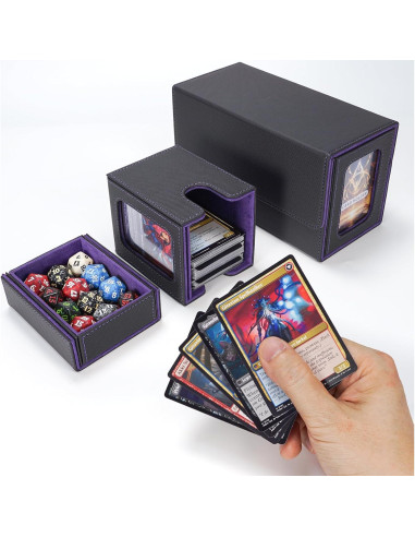 Caja de Almacenamiento de Cartas AFIING Commander - 220 Cartas
