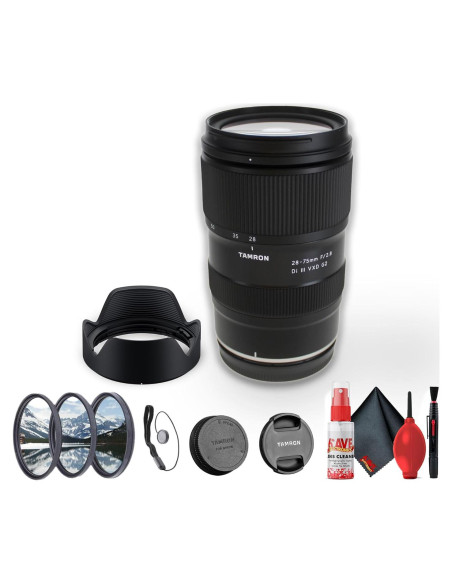 Lente Tamron 28-75mm f/2.8 Di III VXD G2 para Nikon Z + Kit Lente Tamron 28-75mm f/2.8 Di III VXD G2 para Nikon Z + Kit