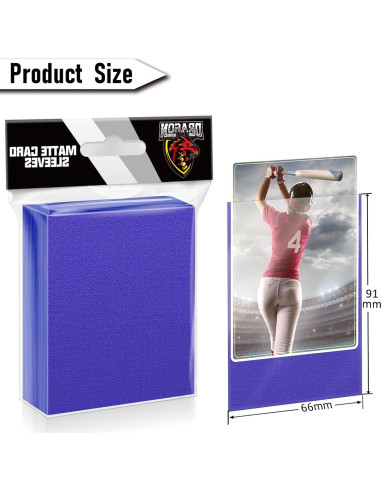600 Fundas para Cartas Kitoyz - Protección Estándar 6 Colores