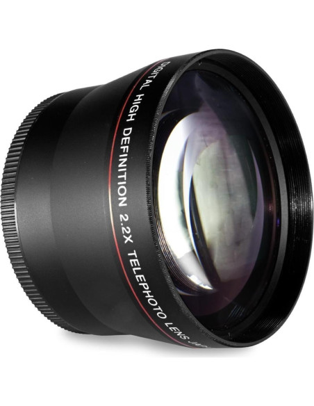 Kit de Accesorios para Cámaras 58mm - Lente Gran Angular 0.43x, Telefoto 2.2x, Filtros y Capucha Kit de Accesorios para Cámaras 58mm - Lente Gran Angular 0.43x, Telefoto 2.2x, Filtros y Capucha