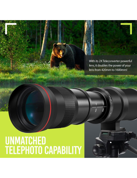 Lente Telefoto 420-1600mm BM Premium para Olympus 4/3 Lente Telefoto 420-1600mm BM Premium para Olympus 4/3