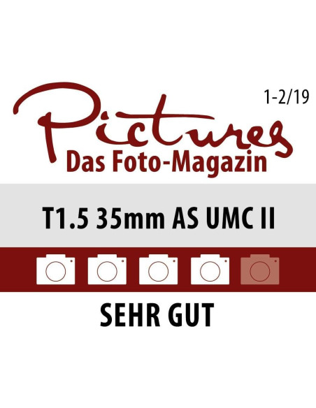 Lente de Video Samyang 35mm T1.5 para DSLR Nikon Lente de Video Samyang 35mm T1.5 para DSLR Nikon