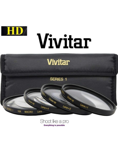 Kit de Accesorios de Lente 55mm Vivitar para Nikon y Sony