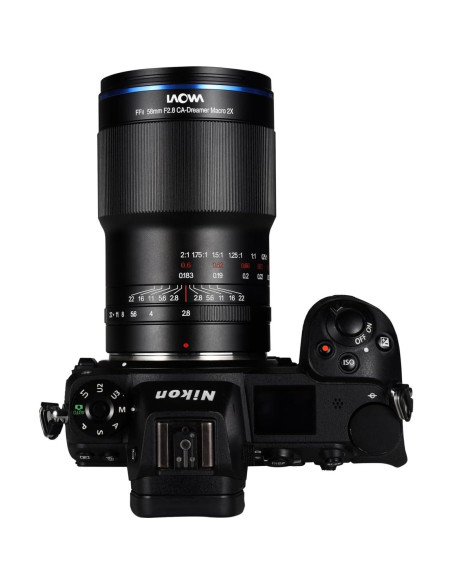 Lente Macro Laowa 58mm f/2.8 2X para Nikon Z Lente Macro Laowa 58mm f/2.8 2X para Nikon Z