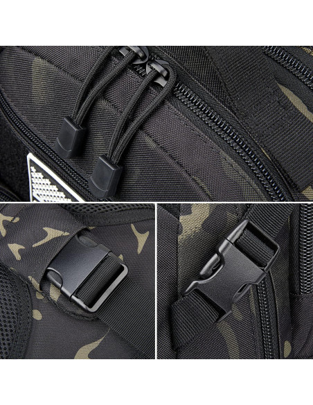 Mochila Bandolera Táctica G4Free 34x20x12cm Negra EDC Mochila Bandolera Táctica G4Free 34x20x12cm Negra EDC