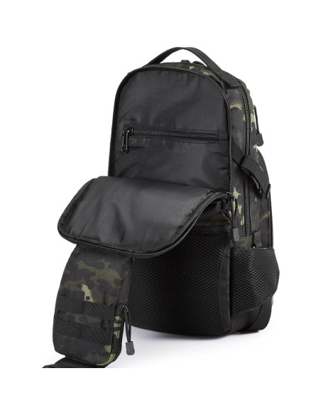 Mochila Bandolera Táctica G4Free 34x20x12cm Negra EDC Mochila Bandolera Táctica G4Free 34x20x12cm Negra EDC