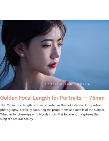 Lente TTArtisan AF 75mm F2 Autoenfoque para Sony E-Mount