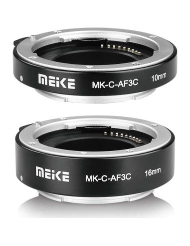 Tubo de Extensión Macro Automático MEIKE MK-C-AF3C para Canon EOS-M