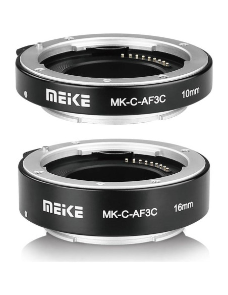 Tubo de Extensión Macro Automático MEIKE MK-C-AF3C para Canon EOS-M Tubo de Extensión Macro Automático MEIKE MK-C-AF3C para Canon EOS-M