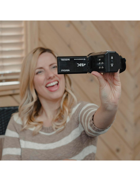 Cámara de Video 4K Vivitar DVR48K Amarillo, 13MP, Zoom 18x Cámara de Video 4K Vivitar DVR48K Amarillo, 13MP, Zoom 18x