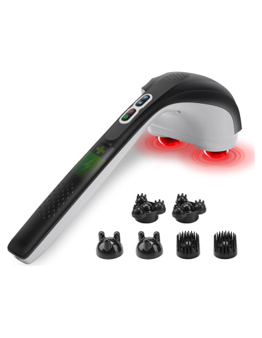 Masajeador de espalda Snailax 498 portátil con calor