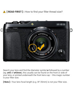 Filtro UV JJC 43mm Multi-Capa para Lentes Fuji y Canon 2