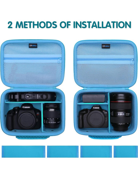 Funda de Cámara Canon EOS Rebel T7 R6 R5 R100 con Correa Funda de Cámara Canon EOS Rebel T7 R6 R5 R100 con Correa