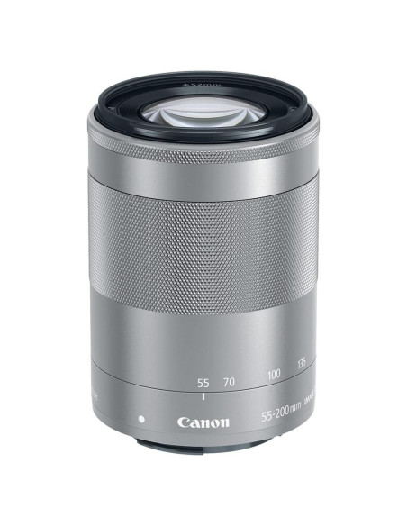 Lente Zoom Canon EF-M 55-200mm f/4.5-6.3 IS STM Plata Lente Zoom Canon EF-M 55-200mm f/4.5-6.3 IS STM Plata