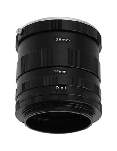 Juego de tubos de extensión Fotodiox para cámaras Sony A-Mount