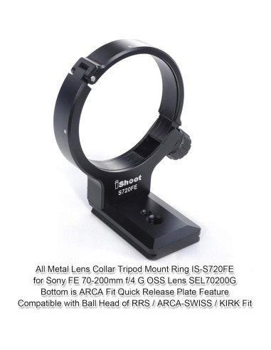 Anillo de Montaje de Trípode iShoot para Sony FE 70-200mm
