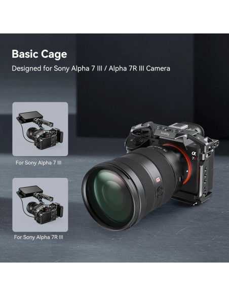 Jaula para Cámara Sony A7RIII A7III A7M3 SmallRig 2087 Jaula para Cámara Sony A7RIII A7III A7M3 SmallRig 2087