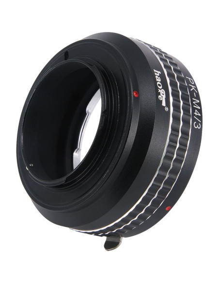 Adaptador de Lente Manual Haoge PK a Micro Cuatro Tercios MFT Adaptador de Lente Manual Haoge PK a Micro Cuatro Tercios MFT