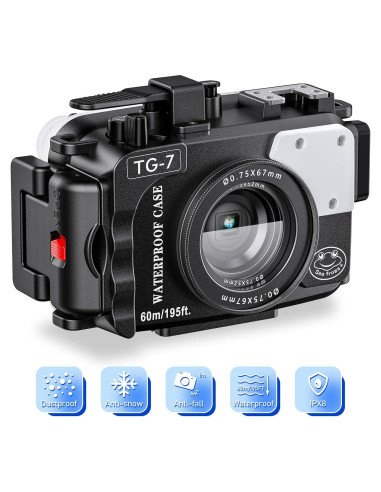 Carcasa Submarina Seafrogs para Cámara Olympus TG-7 60m