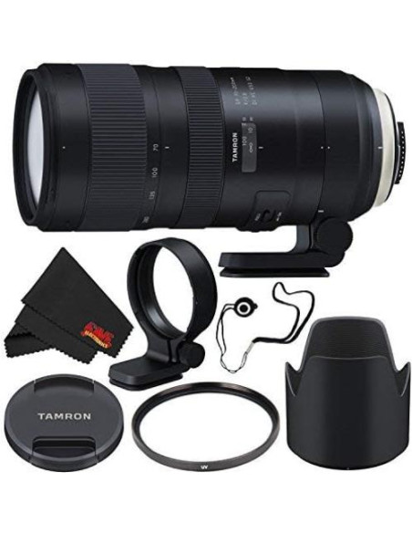 Lente Tamron SP 70-200mm f/2.8 Di VC USD G2 para Nikon F + Filtro UV 77mm Lente Tamron SP 70-200mm f/2.8 Di VC USD G2 para Nikon F + Filtro UV 77mm