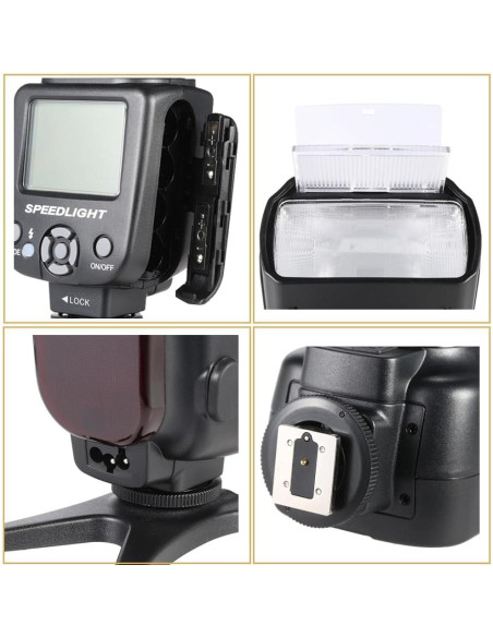 Flash Speedlite Digital Nc ALT-95CN-989 para Nikon D7500 Flash Speedlite Digital Nc ALT-95CN-989 para Nikon D7500