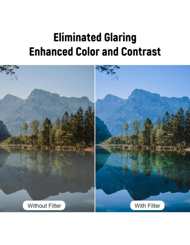 Filtro Polarizador Circular LENSKINS 77mm HD Anti-Reflejo