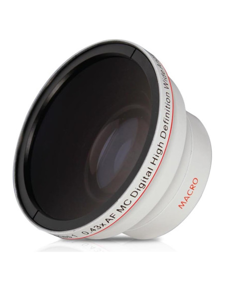Lente Gran Angular 0.43X Vivitar 67mm HiDef Blanco Lente Gran Angular 0.43X Vivitar 67mm HiDef Blanco