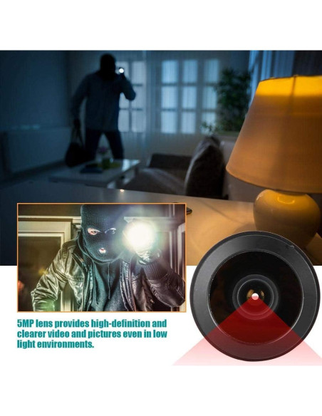 Lente Ojo de Pez 180 5MP HD Dioche para Cámara CCTV Lente Ojo de Pez 180 5MP HD Dioche para Cámara CCTV