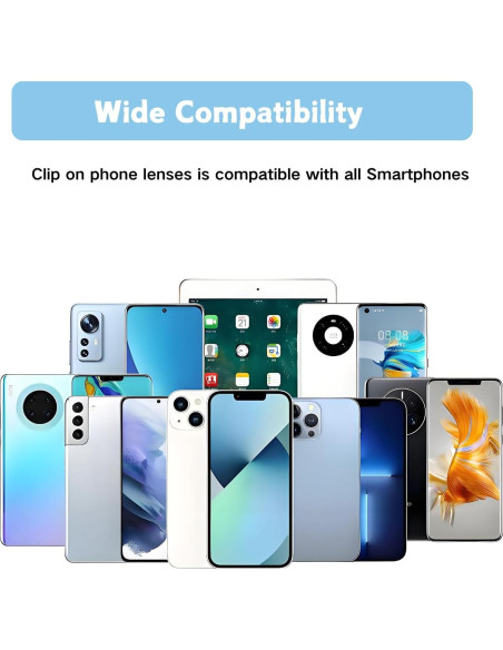 Lente Macro y Gran Angular Yosoo 0.45X 12.5X para Smartphone Lente Macro y Gran Angular Yosoo 0.45X 12.5X para Smartphone