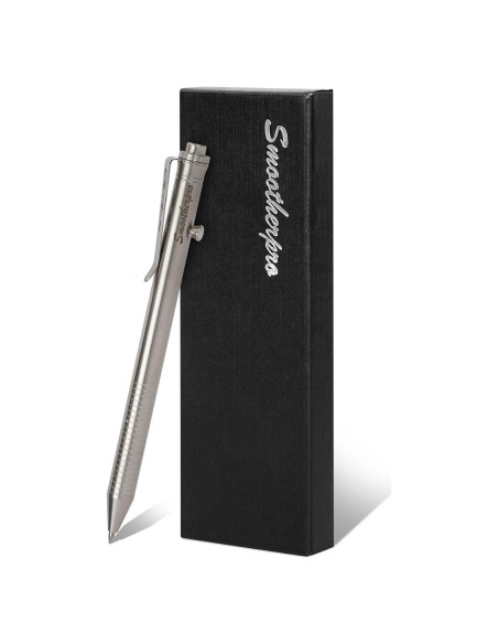 Bolígrafo Smootherpro Acero Inoxidable Retráctil 0.5mm Bolígrafo Smootherpro Acero Inoxidable Retráctil 0.5mm