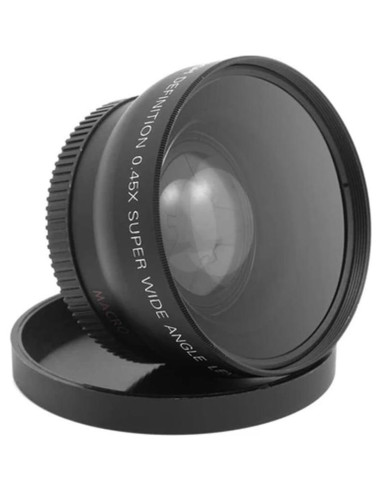Lente Macro Gran Angular 0.45x 58mm para Nikon D3200 D3100
