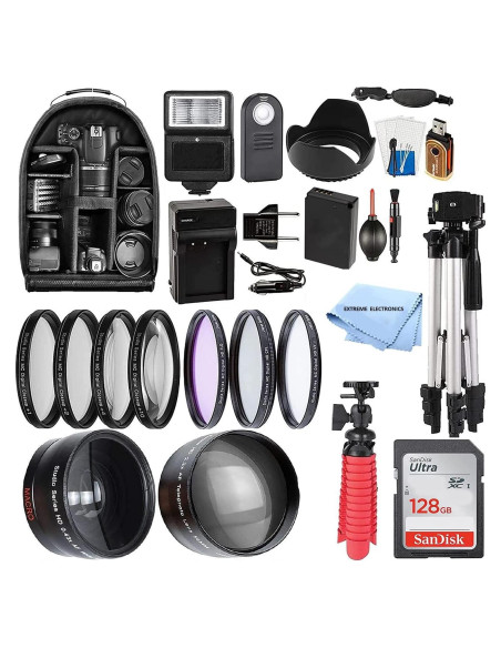 Kit de Accesorios 55mm para Nikon D3400 D3500 D5500 D5600 Kit de Accesorios 55mm para Nikon D3400 D3500 D5500 D5600