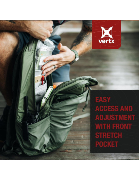 Mochila táctica Vertx Long Walks 28L EDC negra Mochila táctica Vertx Long Walks 28L EDC negra