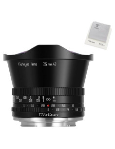 Lente Ojo de Pez TTArtisan 7.5mm F2.0 para Montura L