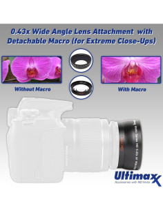 Kit de Accesorios Ultimaxx 55MM para Nikon D7100/D7200/D7500 2