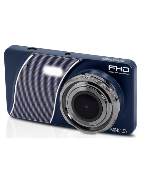 Grabadora de Coche Minolta MNCD450 1080p LCD 4" Azul Grabadora de Coche Minolta MNCD450 1080p LCD 4" Azul