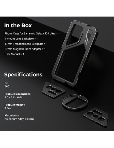 Jaula de Teléfono SmallRig 4601 para Samsung Galaxy S24 Ultra