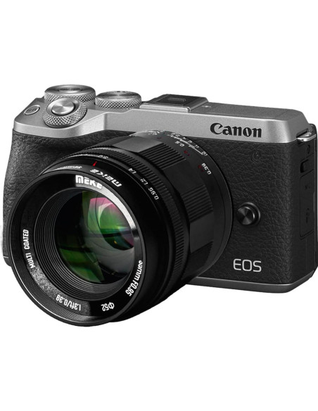 Lente Meike 35mm f0.95 Enfoque Manual para Canon EF-M Lente Meike 35mm f0.95 Enfoque Manual para Canon EF-M
