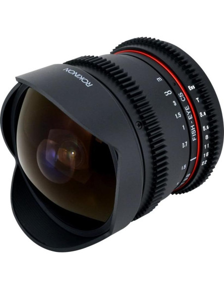 Lente Cine Ojo de Pez Rokinon 8mm T3.8 para Sony NEX Lente Cine Ojo de Pez Rokinon 8mm T3.8 para Sony NEX