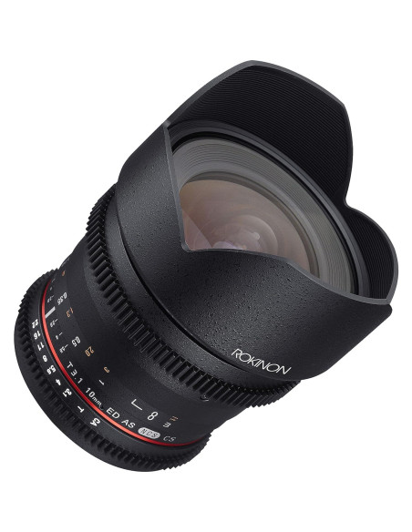 Lente Gran Angular Rokinon DS 10mm T3.1 para Canon EF-S Lente Gran Angular Rokinon DS 10mm T3.1 para Canon EF-S