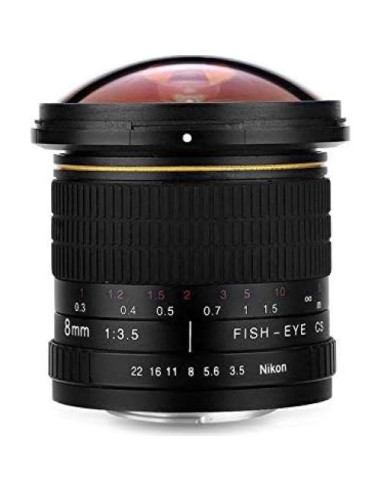 Lente Ojo de Pez JINTU 8mm f3.0 para Canon SLR